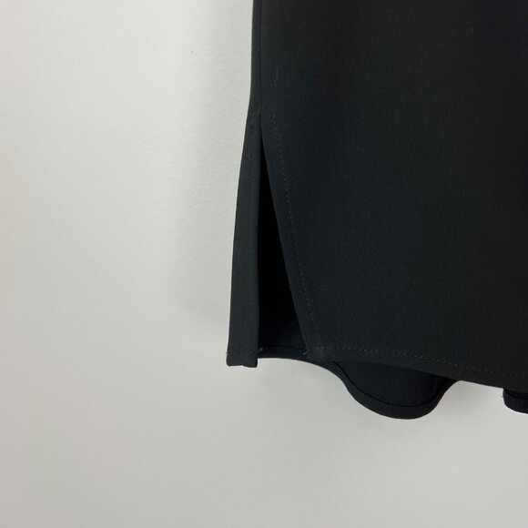 ALC Womens Cate Sleeveless Colorblock Top Black White Draped Cowl Neck size 2 - Picture 9 of 15